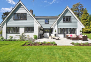 v-shaped modern roofing 